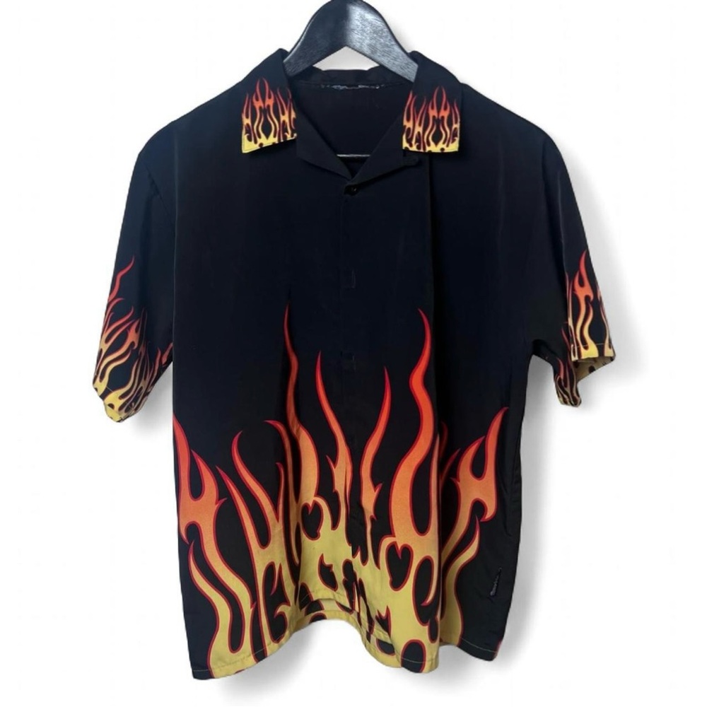 Y2K Flames Shirt